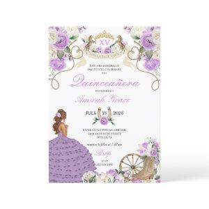 Western Fairytale Purple Cowgirl Quinceañera