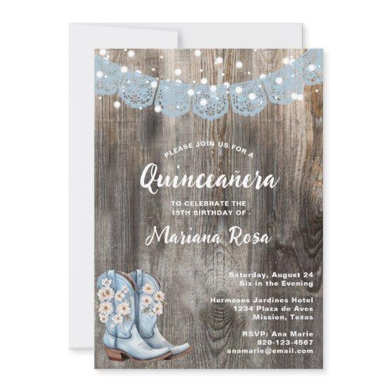 Western Papel Picado Quinceanera Birthday Party