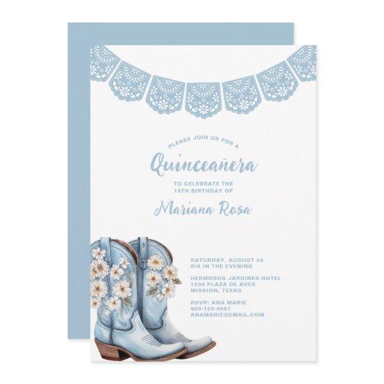 Western Papel Picado Quinceanera Birthday Party