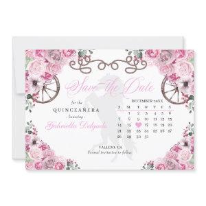 Western Pink Charro Quinceañera Save The Date