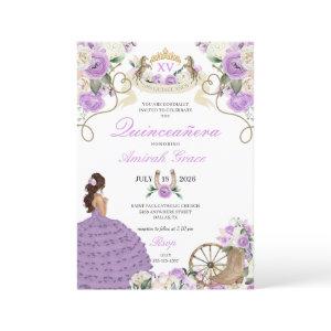 Western Pretty Purple Charro Cowgirl Quinceañera