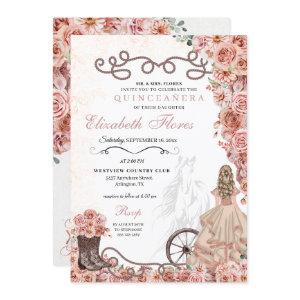 Western Rose Gold Princess Charra Quinceañera