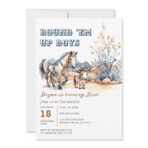 Western Round 'Em Up Boys Cowboy Birthday Party
