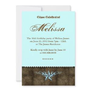Western Sweet 16  Blue Star Brown
