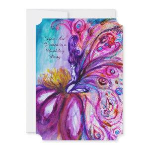 WHIMSICAL CUTE FLOWER FAIRY IN PINK,GOLD SPARKLES