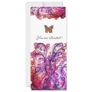 WHIMSICAL FLOURISHES bright red pink purple white