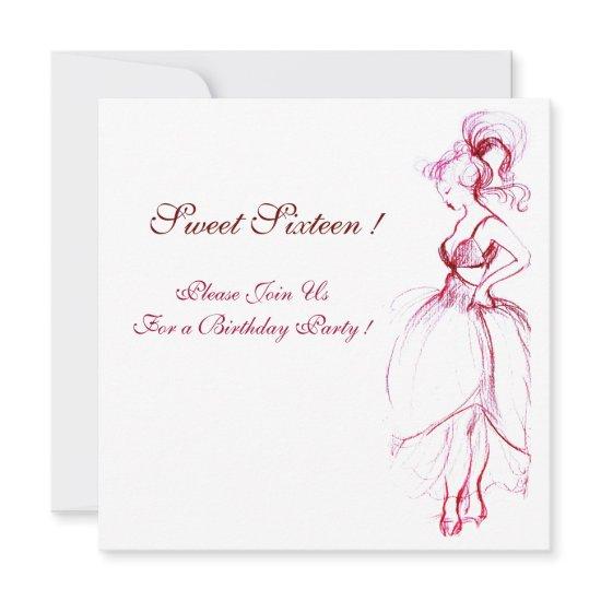 WHIMSICAL YOUNG GIRL SWEET 16 PARTY,red pink white