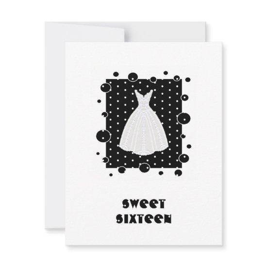 White & Black Sweet Sixteen