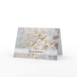 White Floral Quinceañera