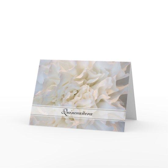 White Floral Quinceañera
