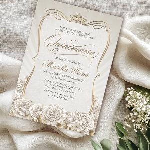White Gold Quinceañera