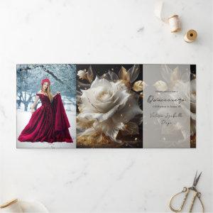 White Rose Photo Quinceanera Party
