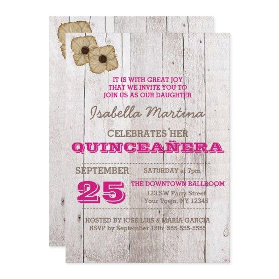 Whitewash Plum Quinceañera