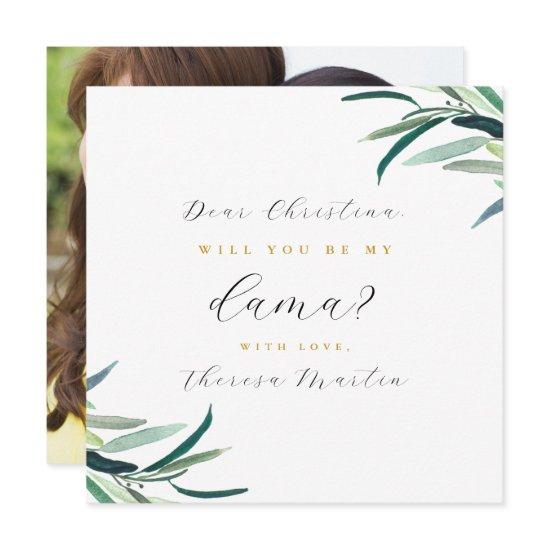 Will you be my Dama Proposal Quinceanera Photo