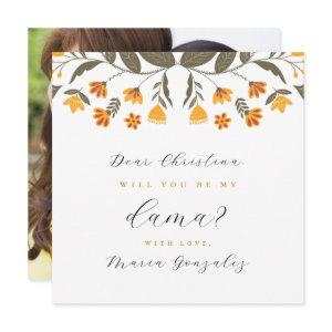 Will you be my Dama Proposal Quinceanera Photo