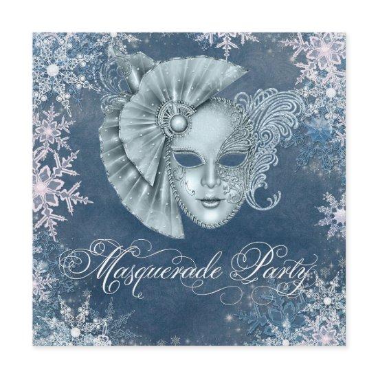 Winter Wonderland Masquerade Party