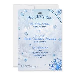 Winter Wonderland Snowflake Quinceañera