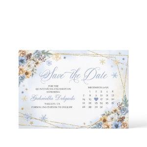 Winter Wonderland Snowflake Save The Date