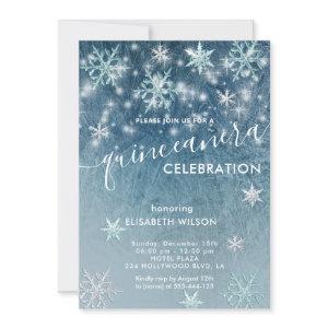 Winter wonderland snowflakes  Quinceañera