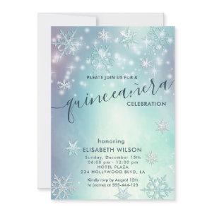 Winter wonderland snowflakes  Quinceañera