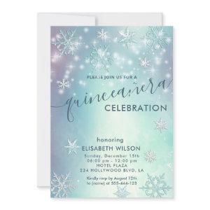 Winter wonderland snowflakes  Quinceañera