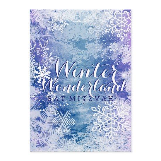 Winter Wonderland Theme BAT MITZVAH Birthday