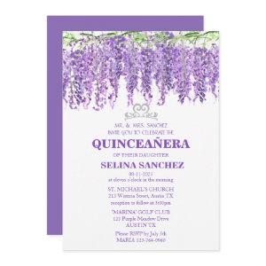 Wisteria Quinceanera Purple Floral 15th Birthday