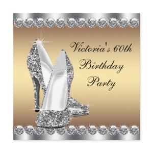 Womans Gold Birthday Party