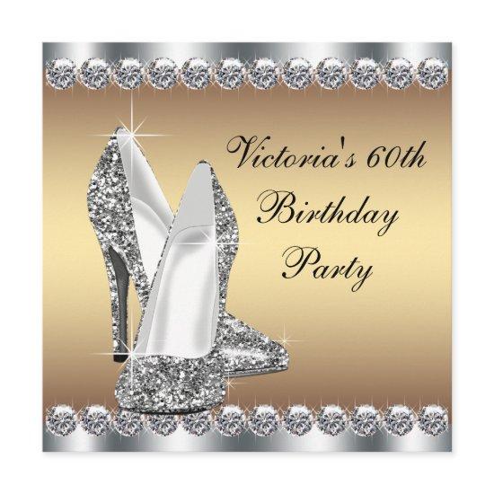 Womans Gold Birthday Party