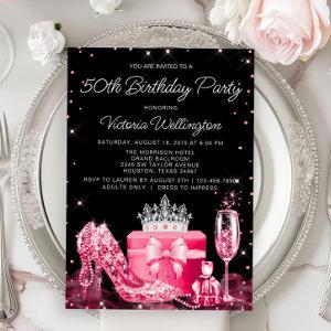 Womans Hot Pink Any Number Birthday Party