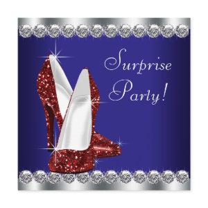 Womans Red White and Blue Birthday Party