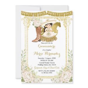 Wood Charro White Charra Quinceanera
