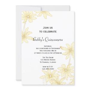 Yellow Daisies Quinceanera Party
