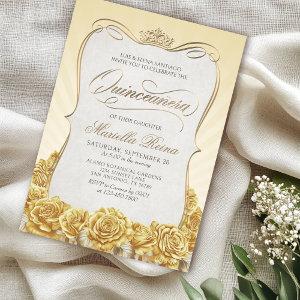 Yellow Gold Quinceañera