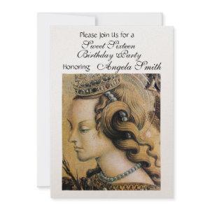 YOUNG PRINCESS SWEET 16  PARTY Gold Metallic
