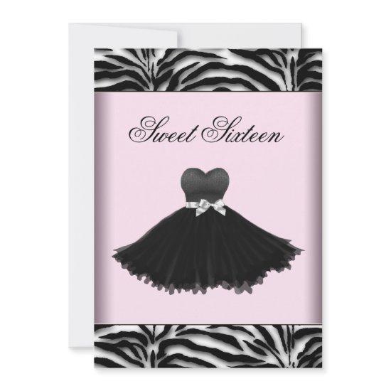 Zebra Chandelier Pink Zebra Sweet Sixteen Birthday